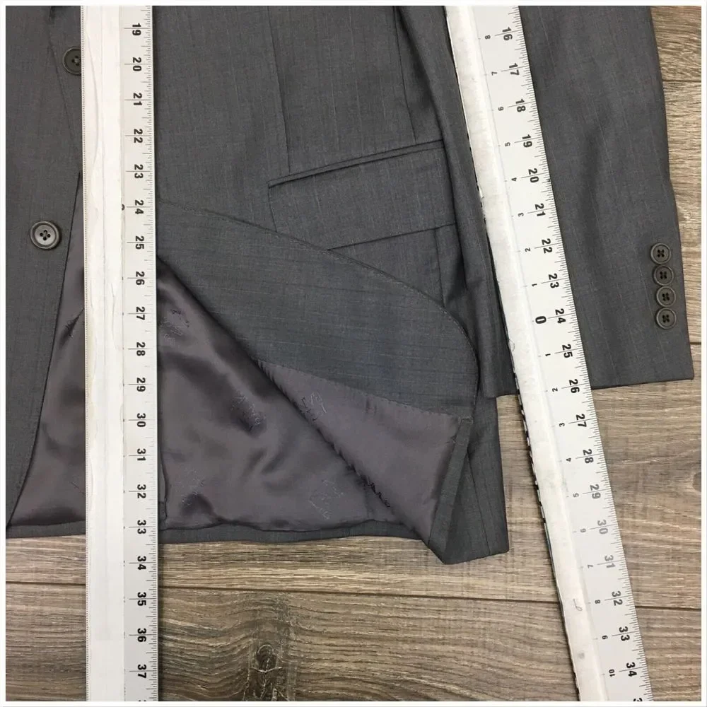 JOS A BANK Mens Suit 2 Piece Set Size‎ 42L Jacket Blazer Pants Fine Wool Casual